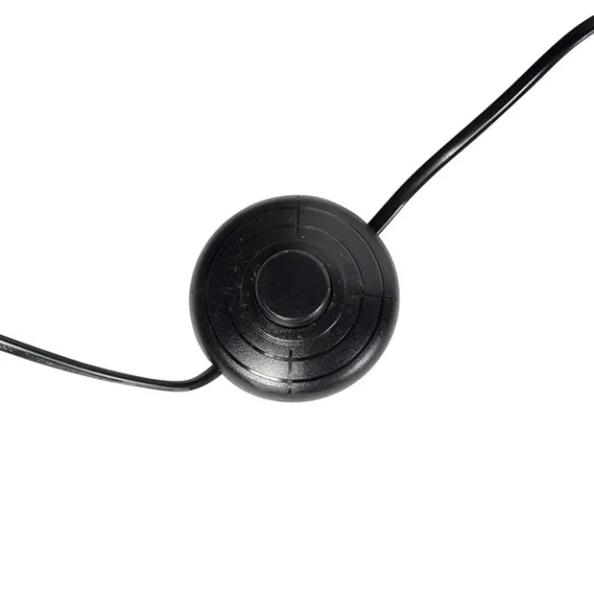 QAZQA Stehlampe Stativ schwarz mit blauem Schirm und Gold 50 cm - Puros