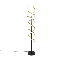 Trio Leuchten Stehleuchte Gold inkl. LED 3-stufig dimmbar in Kelvin - Henk