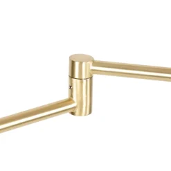 QAZQA Stehleuchte Messing inkl. LED mit Touchdimmer - Notia