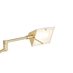 QAZQA Stehleuchte Messing inkl. LED mit Touchdimmer - Notia