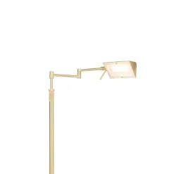 QAZQA Stehleuchte Messing inkl. LED mit Touchdimmer - Notia