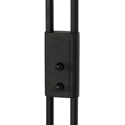 QAZQA Stehleuchte schwarz inkl. LED und Dimmer mit Leselampe - Fez