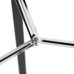 QAZQA Stehleuchte schwarz mit taupe Leinenschirm 45 cm - Tripod