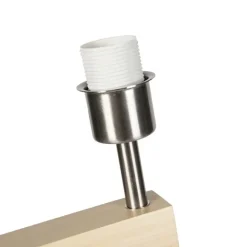 QAZQA Stehleuchte Stativholz ohne Schirm - Puros