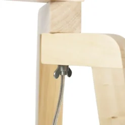 QAZQA Stehleuchte Stativholz ohne Schirm - Puros