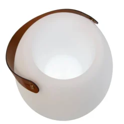 Newgarden Stehleuchte Weiß 40,5 cm inkl. LED und Lautsprecher Dimmbar RGBW IP44 mit Fernbedienung - Apolo