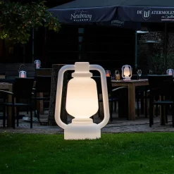 QAZQA Stehleuchte weiß 110 cm IP44 - Storm Extra Large