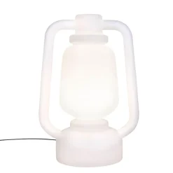 QAZQA Stehleuchte weiß 110 cm IP44 - Storm Extra Large