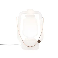 QAZQA Stehleuchte weiß 51 cm IP44 - Storm Large