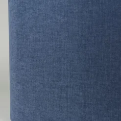 QAZQA Stoff Lampenschirm dunkelblau 50/50/25