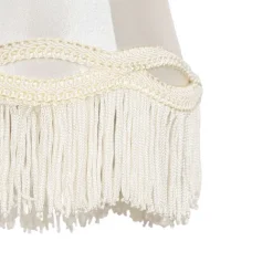 QAZQA Stoff-Klemmleuchte Creme 12/8,5/15 - Granny