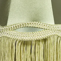 QAZQA Stoff-Klemmleuchte Grün 12/8,5/15 - Granny