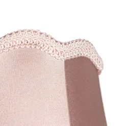 QAZQA Stoff-Klemmleuchte Rosa 12/8,5/15 - Granny