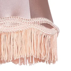 QAZQA Stoff-Klemmleuchte Rosa 12/8,5/15 - Granny