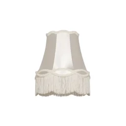 QAZQA Stofflampenschirm creme 30 cm - Oma