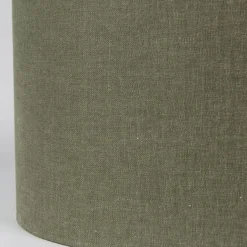 QAZQA Stofflampenschirm Dunkelgrün 35/35/20