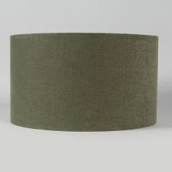 QAZQA Stofflampenschirm Dunkelgrün 35/35/20