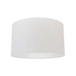 QAZQA Stofflampenschirm Off-White 35/35/20