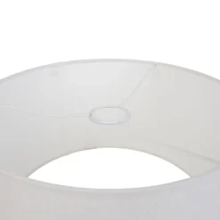 QAZQA Stofflampenschirm Off-White 35/35/20
