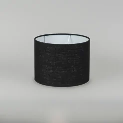 QAZQA Stofflampenschirm schwarz 20/20/15