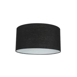 QAZQA Stofflampenschirm schwarz 50/50/25