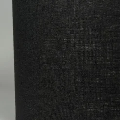 QAZQA Stofflampenschirm schwarz 50/50/25