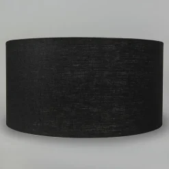 QAZQA Stofflampenschirm schwarz 50/50/25