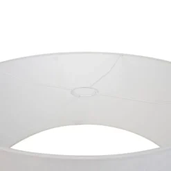 QAZQA Stofflampenschirm Weiß 50/50/25