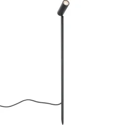 QAZQA Strahler schwarz 80cm inkl. LED Verstellbar IP65 inkl. Kabel und Stecker - Carl