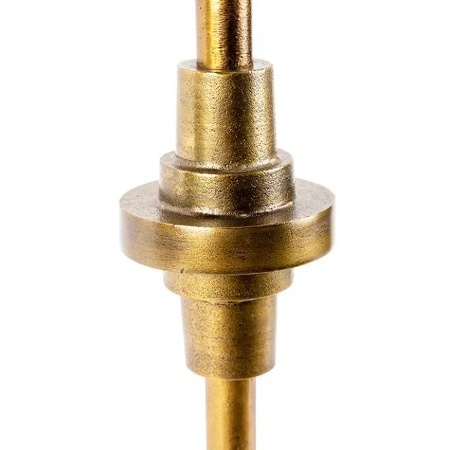 QAZQA Tischlampe Bronze Veloursschirm grün 40 cm - Diverso