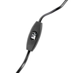 QAZQA Tischlampe Bronze Veloursschirm grün 40 cm - Diverso