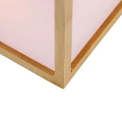 Newgarden Tischleuchte aus Bambus mit Flammeneffekt inkl. LED IP44 Solar Wiederaufladbar - Vega