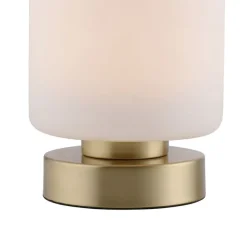 Paul Neuhaus Tischleuchte aus Messing inkl. LED 3-stufig dimmbar mit Touch - Mirko