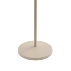 QAZQA Tischleuchte Beige inkl. LED Wiederaufladbar mit Ladestation IP65 - Raika