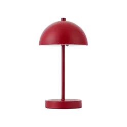 QAZQA Tischleuchte für den Außenbereich Dunkelrot inkl. LED 3-Stufen-Dimmbar IP44 Wiederaufladbar - Keira