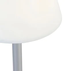 Newgarden Tischleuchte grau inkl. LED wiederaufladbar mit Touchdimmer - Renata