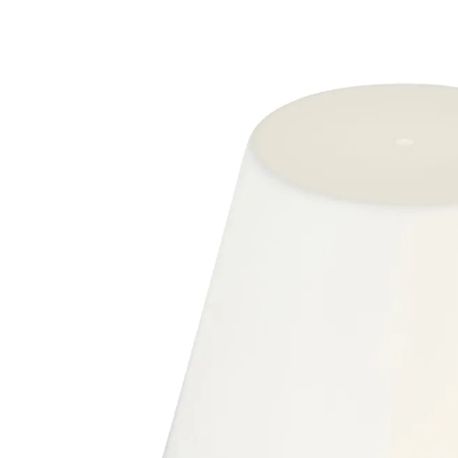 Newgarden Tischleuchte grau inkl. LED wiederaufladbar mit Touchdimmer - Renata