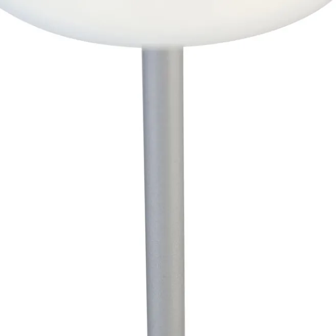 Newgarden Tischleuchte grau inkl. LED wiederaufladbar mit Touchdimmer - Renata