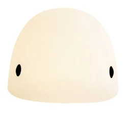 Kinder QAZQA Tischleuchte Weiß 50cm inkl. LED Dimmbar IP54 Wiederaufladbar - Baby Whale