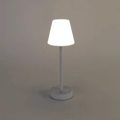 Newgarden Tischleuchte weiß inkl. LED wiederaufladbar mit Touchdimmer - Renata