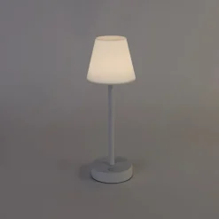 Newgarden Tischleuchte weiß inkl. LED wiederaufladbar mit Touchdimmer - Renata