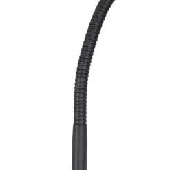 QAZQA Tischventilator schwarz inkl. LED 2700K - Dores