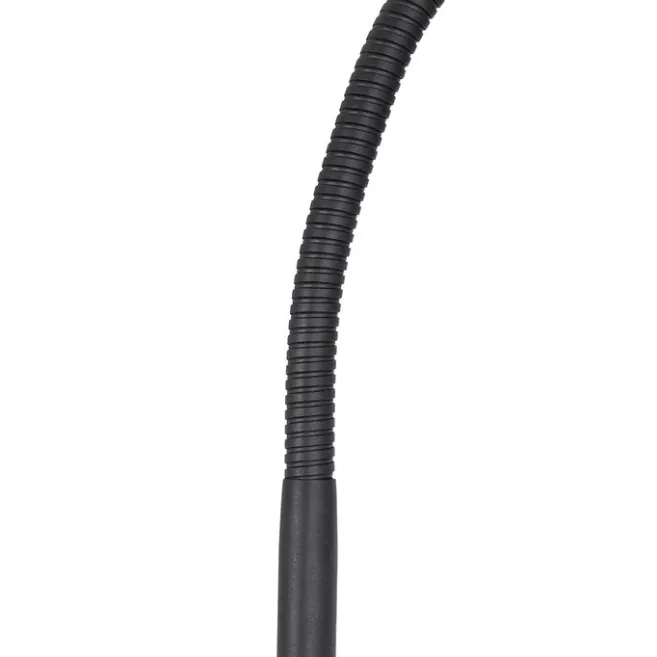 QAZQA Tischventilator schwarz inkl. LED 2700K - Dores