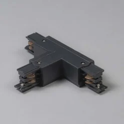 QAZQA T-Verbinder für 3-Phasen Schiene schwarz links unten - 3-phasig