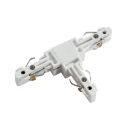 QAZQA T-Verbinder weiß 1-phasig - Slimline