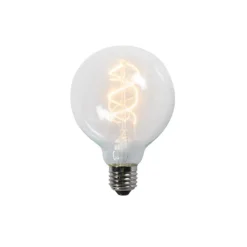 LUEDD Twisted Filament LED-Lampe G95 5W 2200K klar