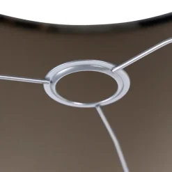 QAZQA Velours Lampenschirm Blumenmuster 35/35/20