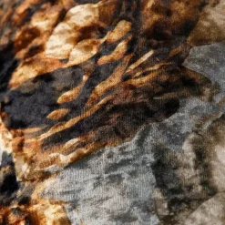 QAZQA Velours Lampenschirm Blumenmuster 35/35/20