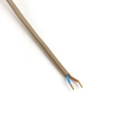 QAZQA Verbindungskabel 80-120 cm mit Schalter und Stecker gold