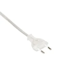 QAZQA Verbindungskabel 80-120cm mit Schalter und Stecker transparent